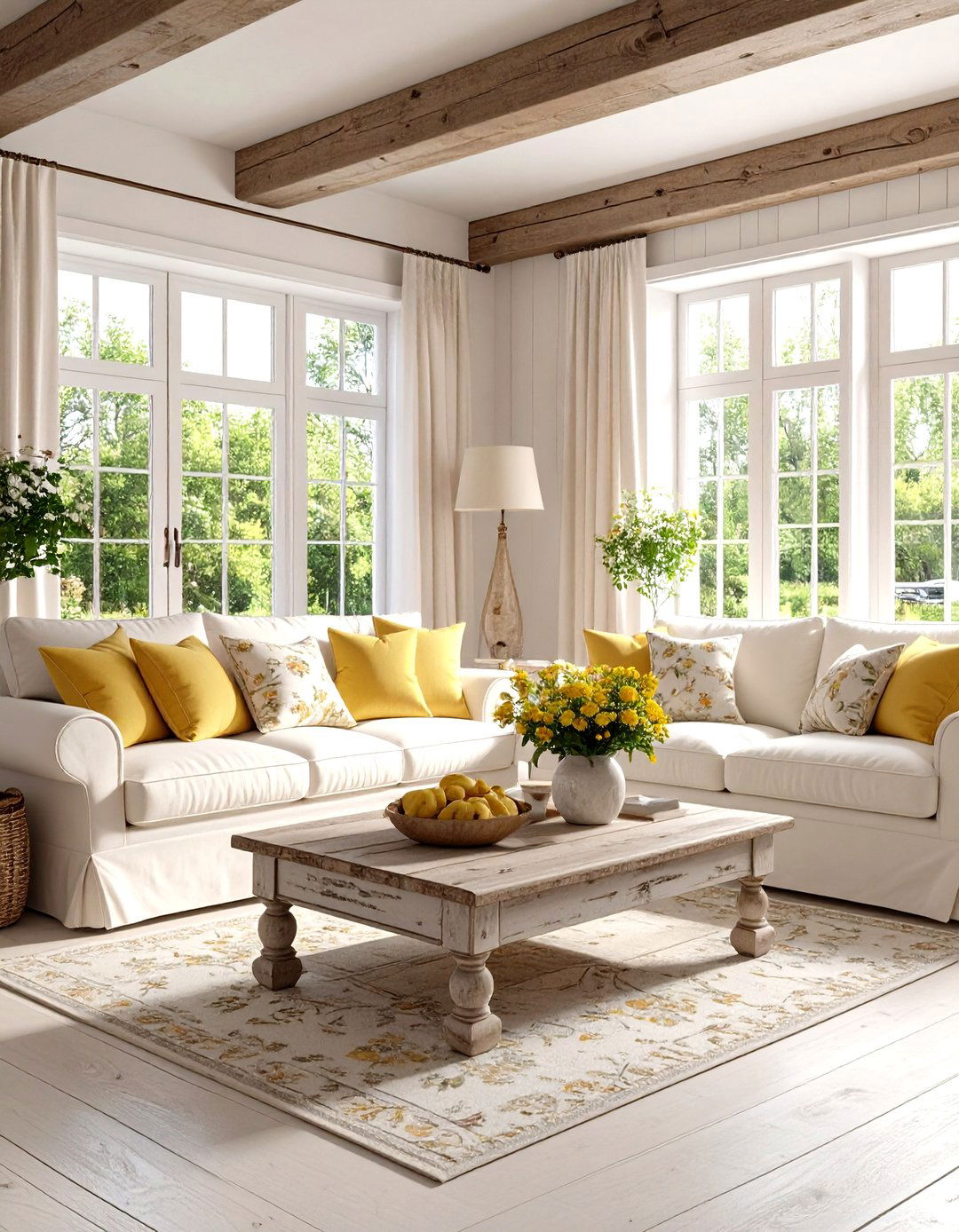 The French Country Living Room - 30 interior decor ideas for living room