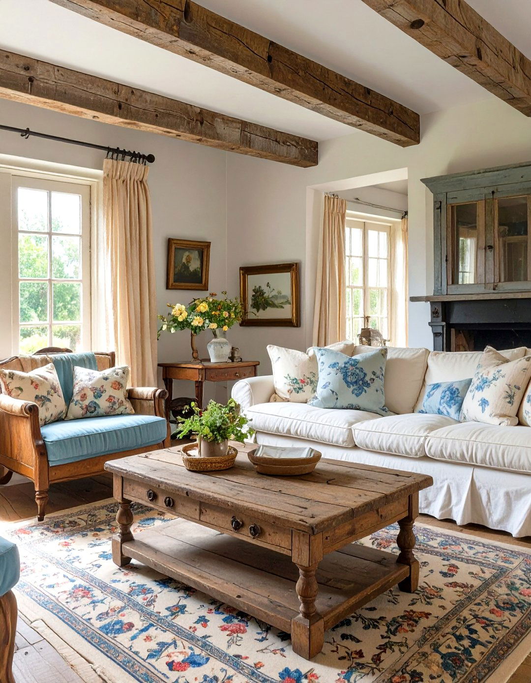The French Country Living Room - 30 interior design for living room ideas
