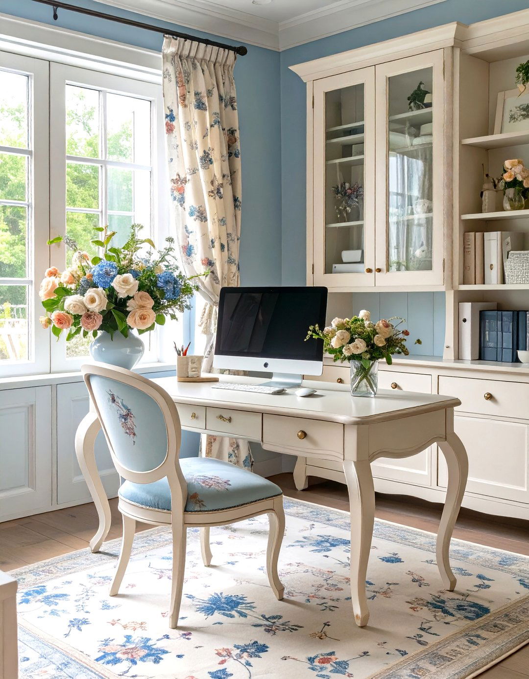 The French Country Office - 30 office decorating ideas for work