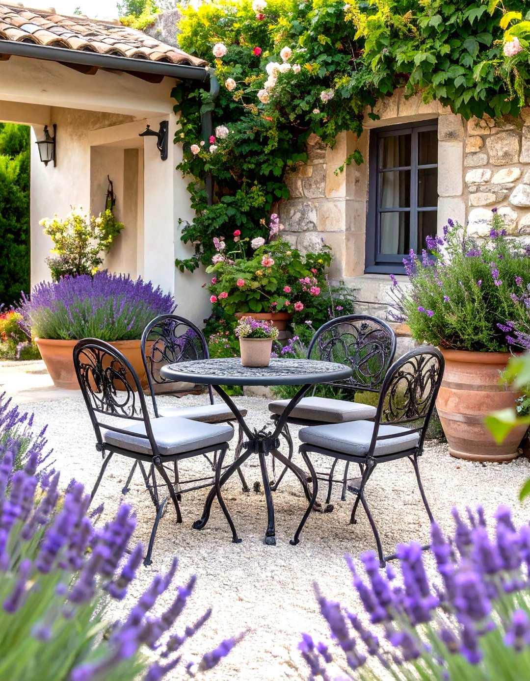 The French Country Patio - 30 outdoor  decoration ideas