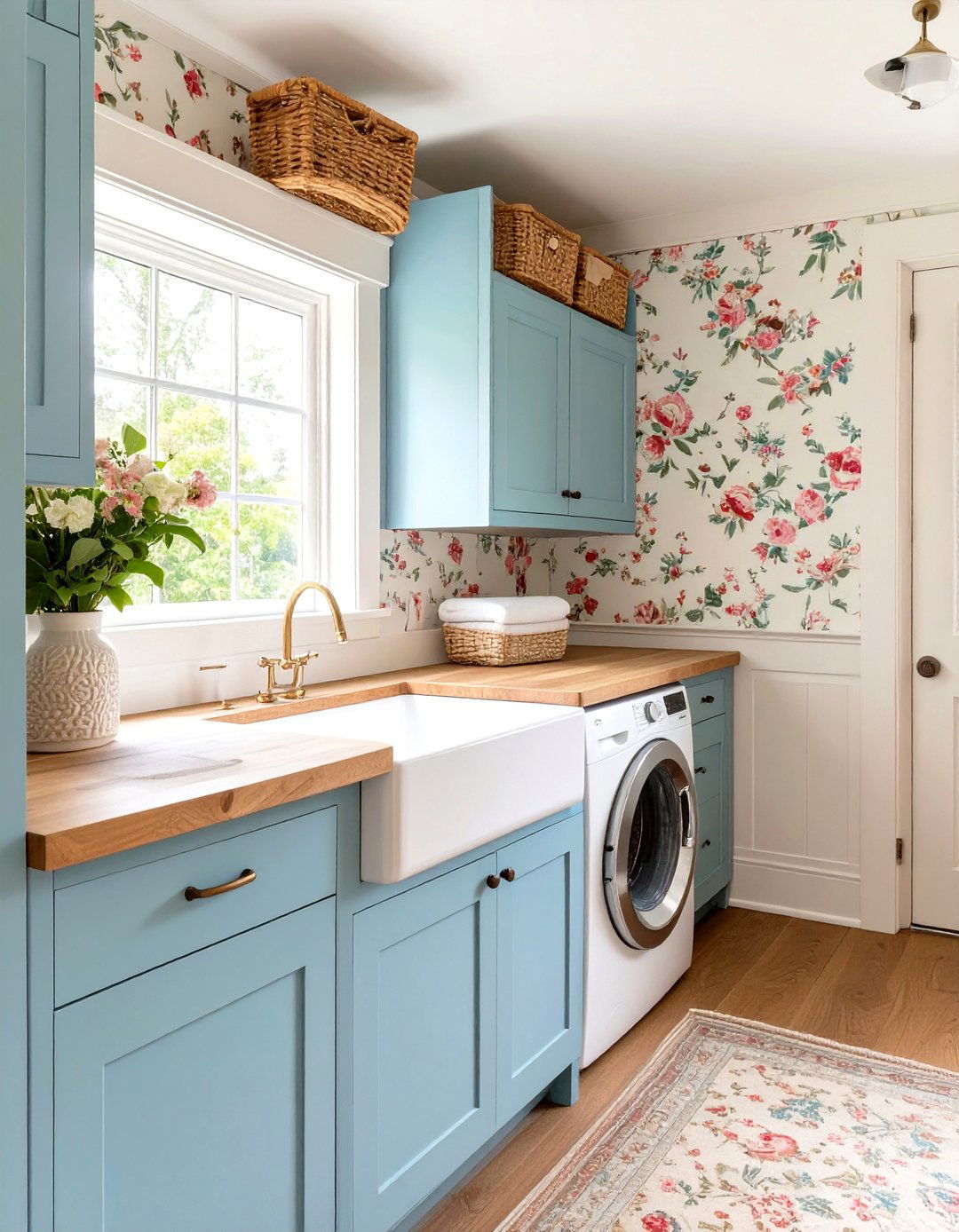 The French Countryside Laundry Room - 30 home decor ideas thehometrotters