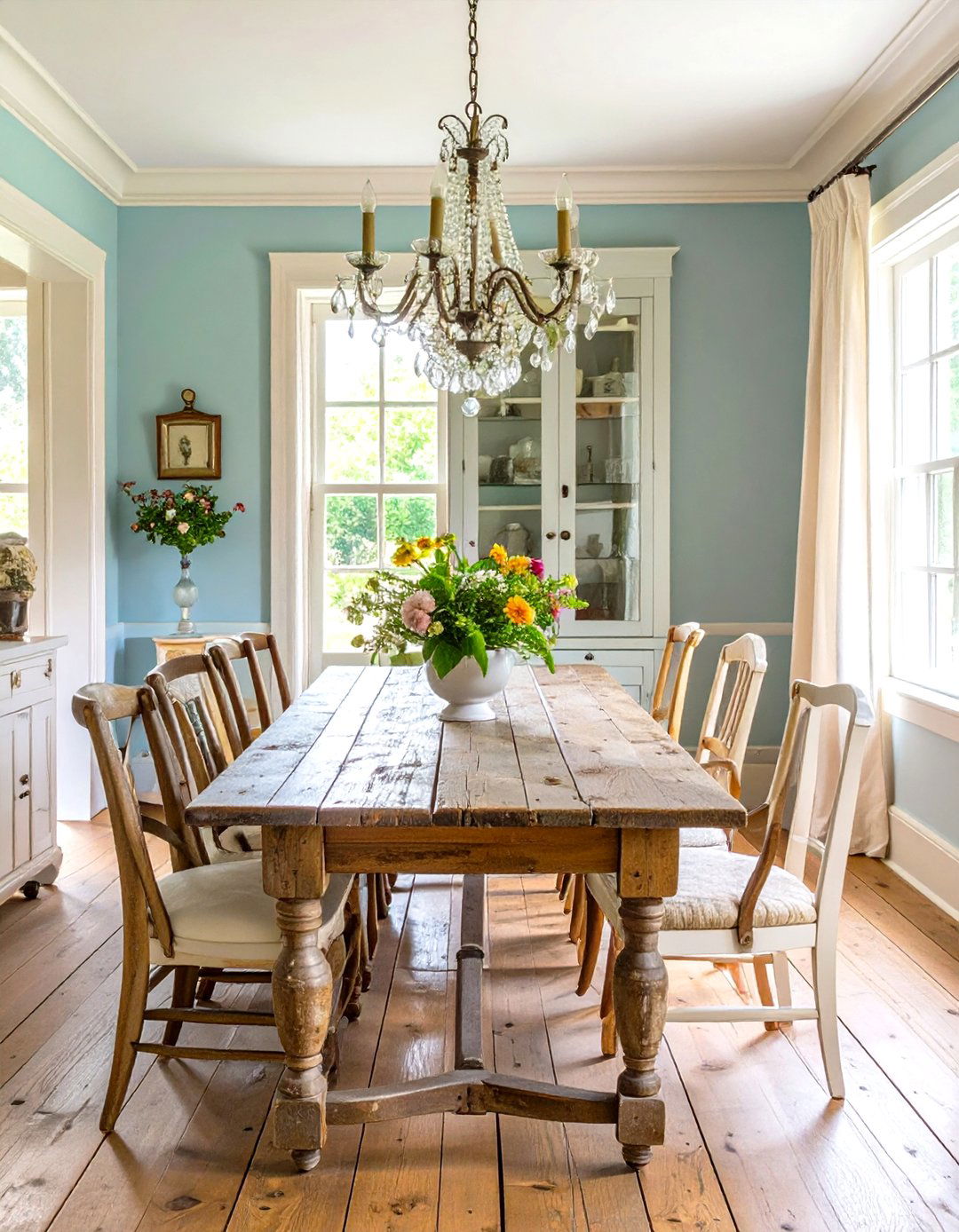 The French Provincial Cottage Dining Room - 30 cozy cottage cottage interior design ideas
