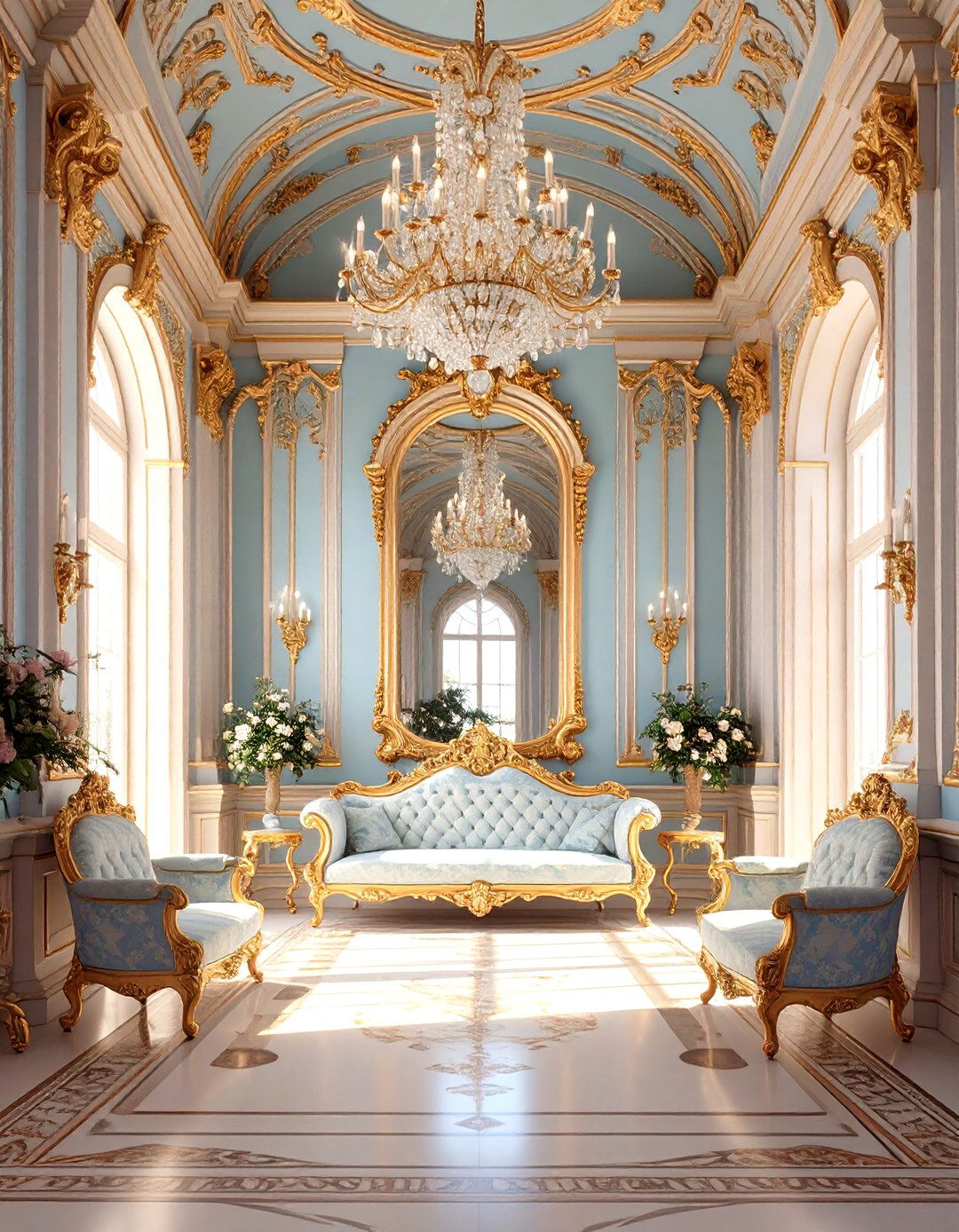 The French Rococo Salon - 30 maximalism interior design ideas