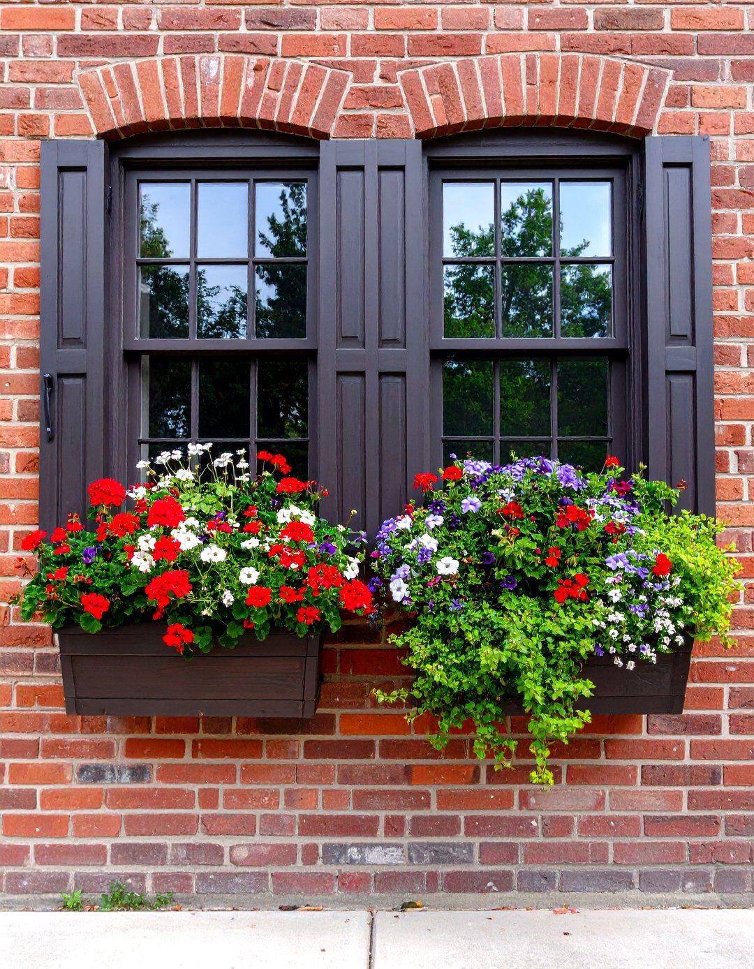 The Front Landscape with Window Boxes - 30 front landscape ideas