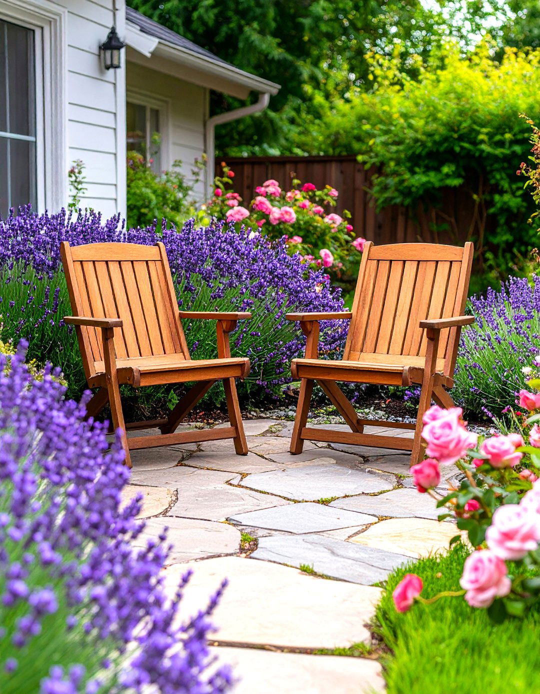 The Front Yard with a Seating Area - 30 landscaping ideas front yard