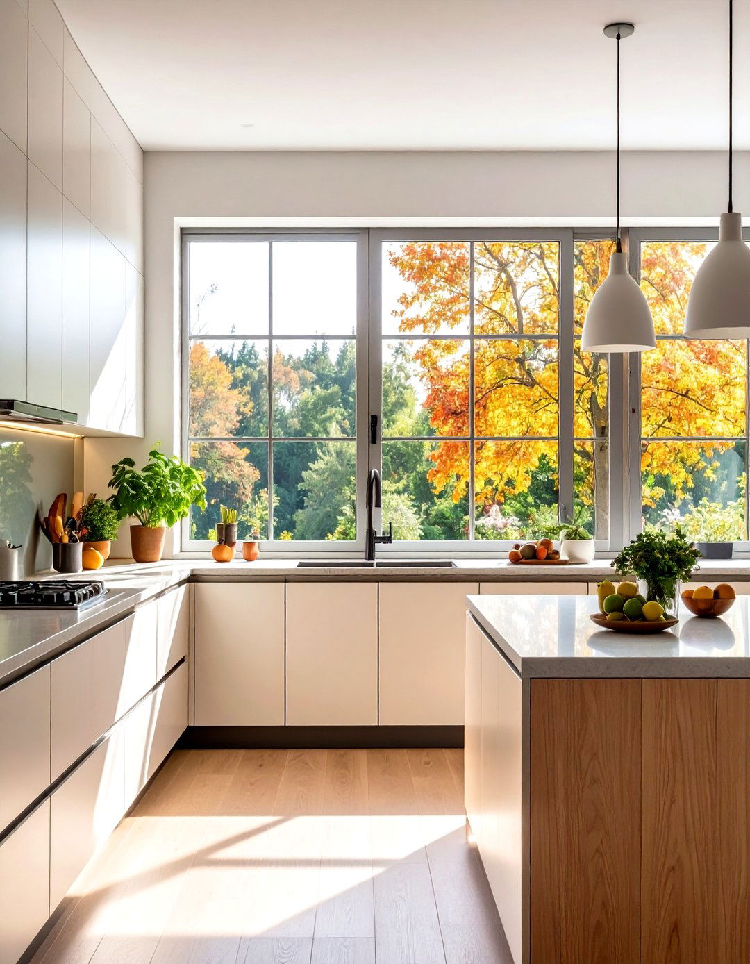 The Frosted Glass Kitchen Window for Privacy - 30 kitchen window ideas
