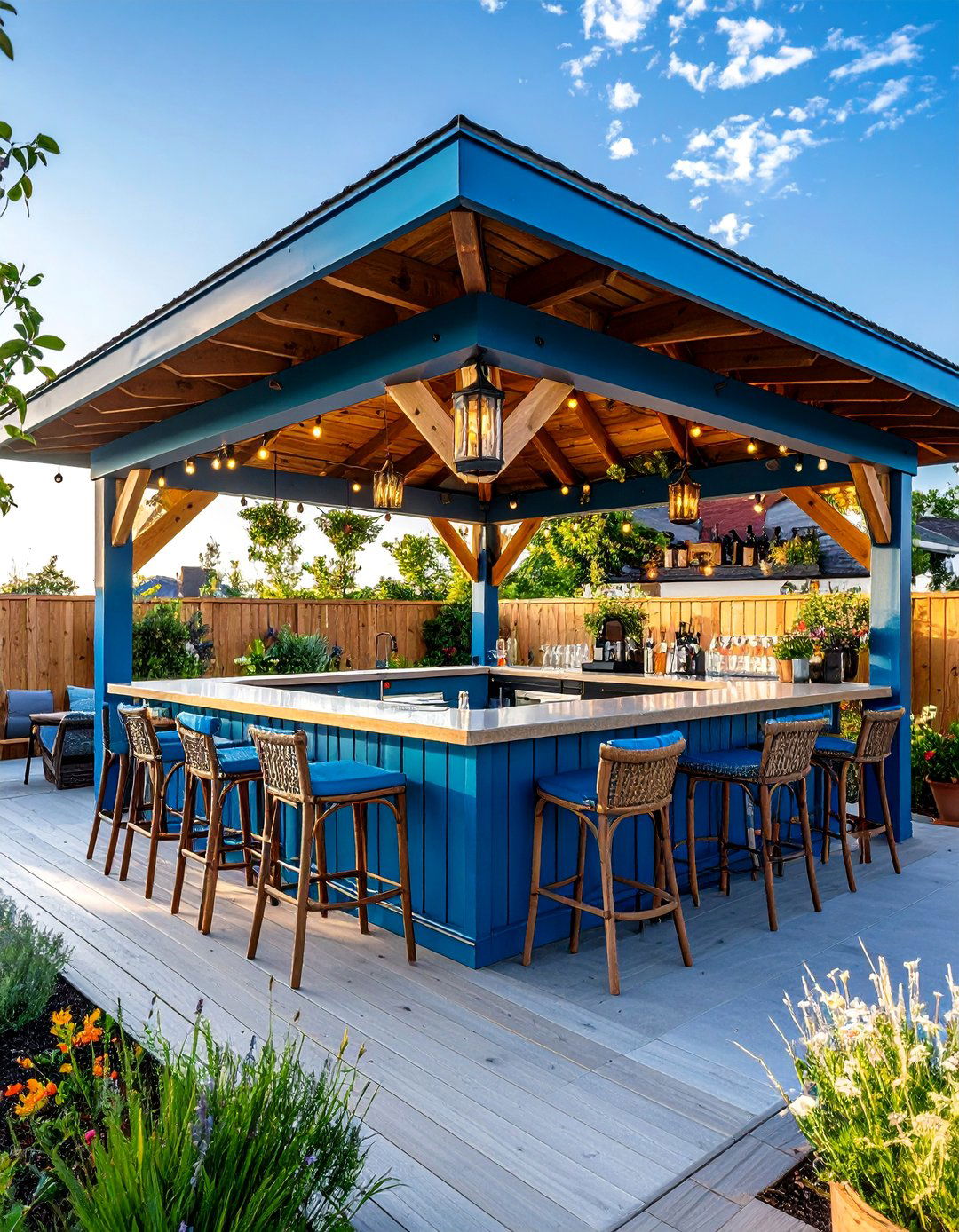 30 Creative Backyard Bar Ideas for Entertaining Guests - We Love Home Blog