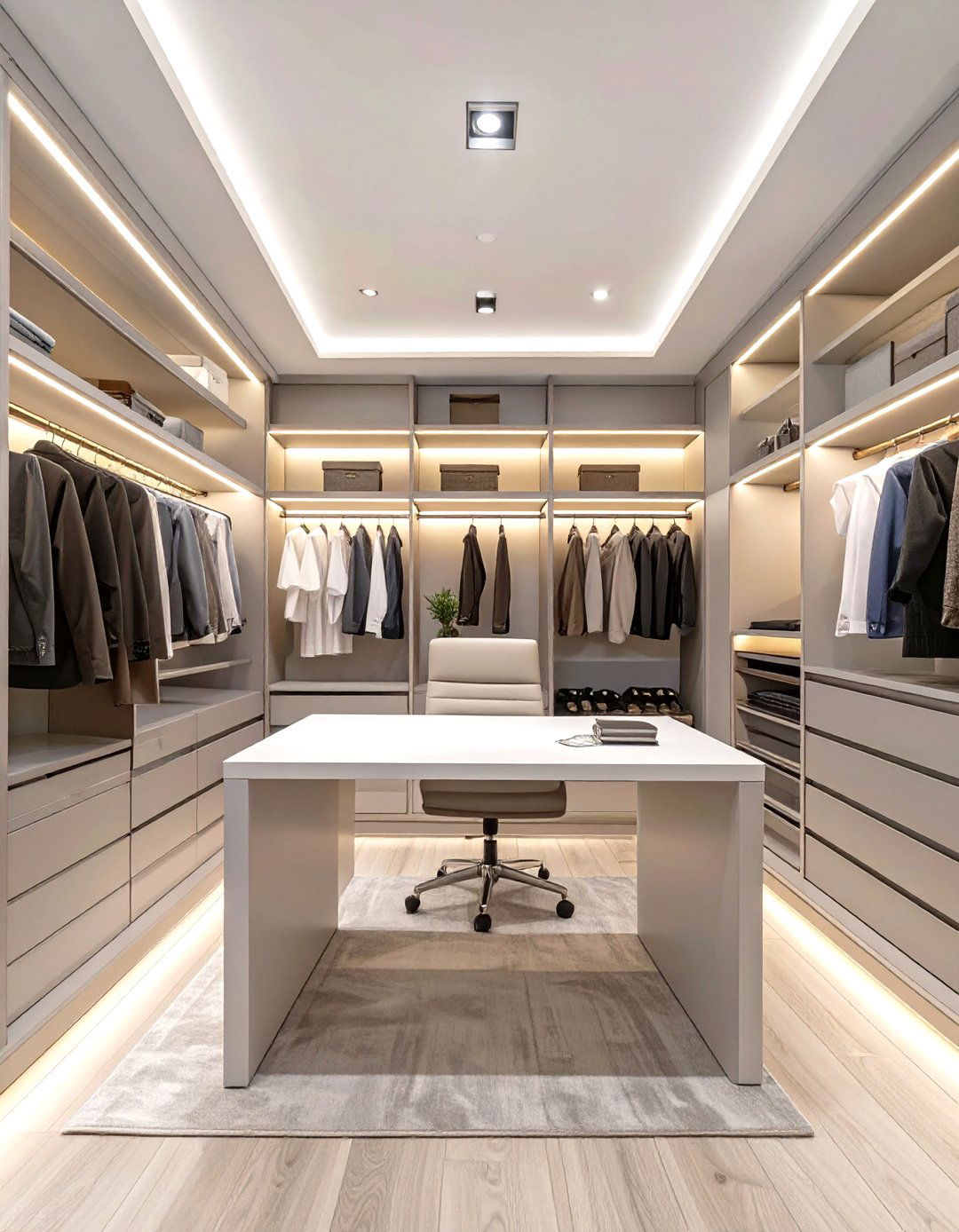 The Full Spectrum LED Studio - 30 closet desk ideas