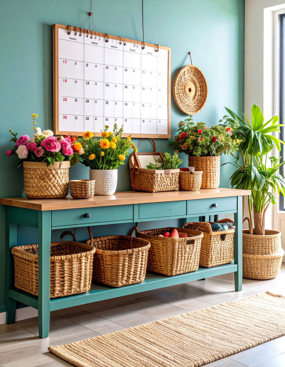 The Functional Family Hub - 30 entryway console table decor ideas