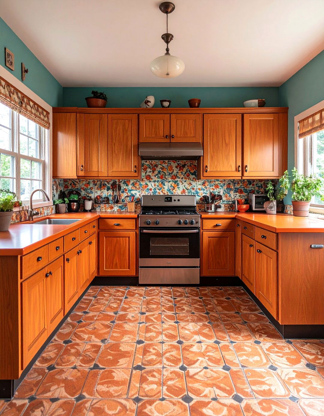 The Functional Formica Kitchen - 30 70s interior design ideas