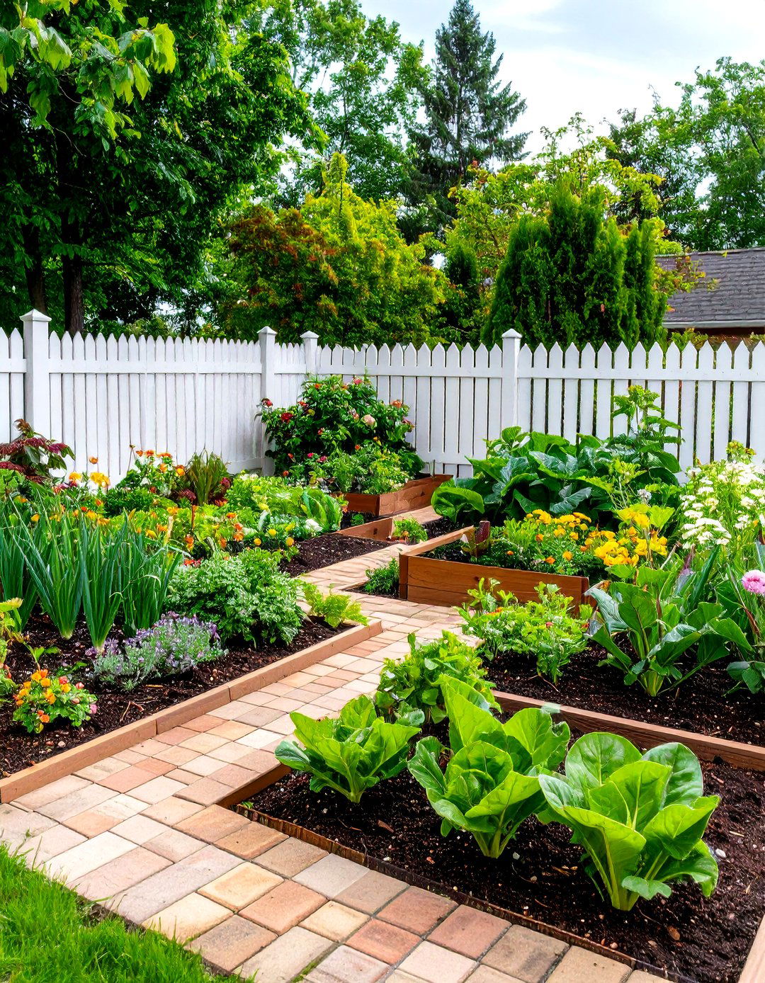 The Functional Potager Garden - 30 farmhouse landscaping ideas