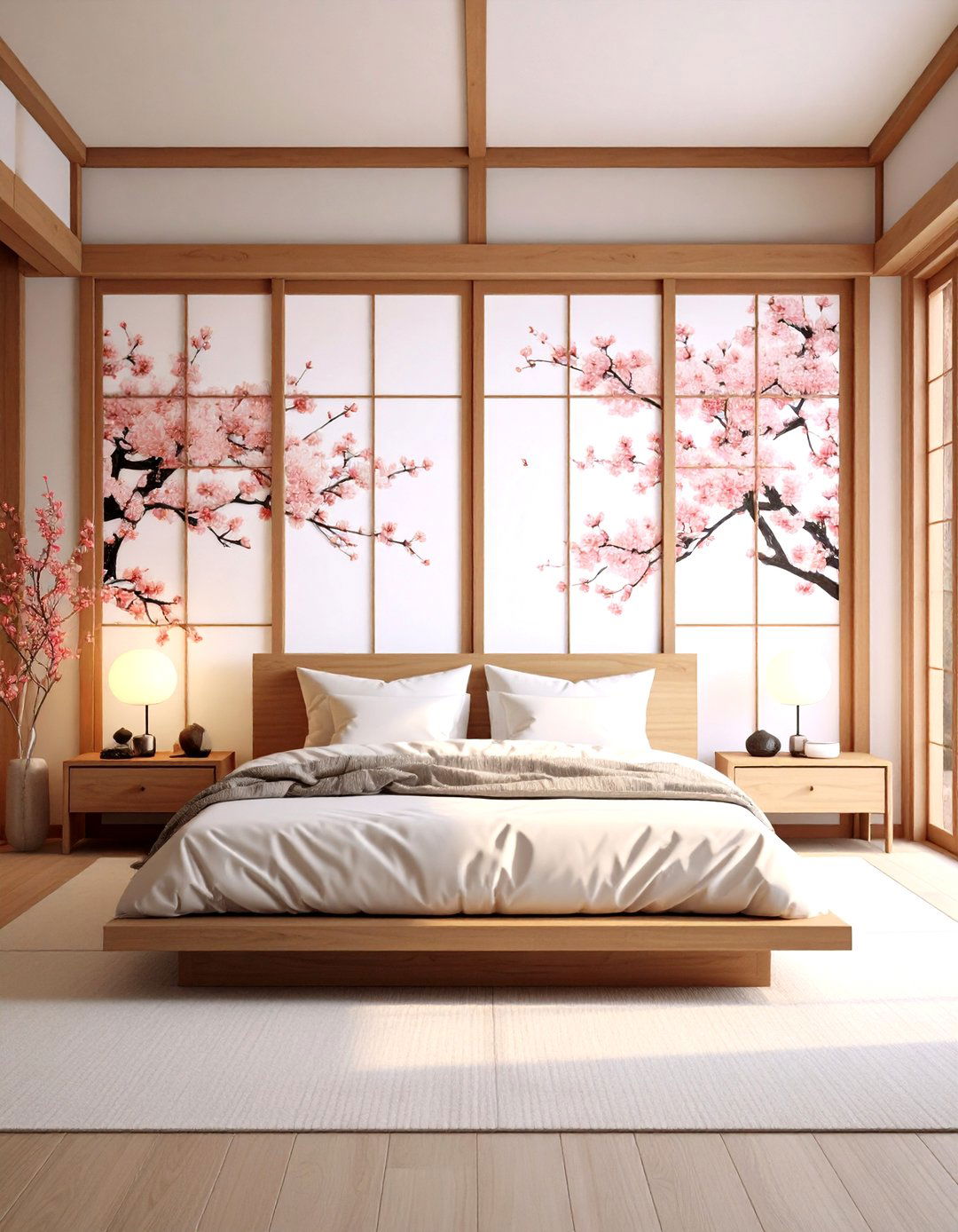 The Fusuma Paneled Bedroom - 30 japanese bedroom design ideas