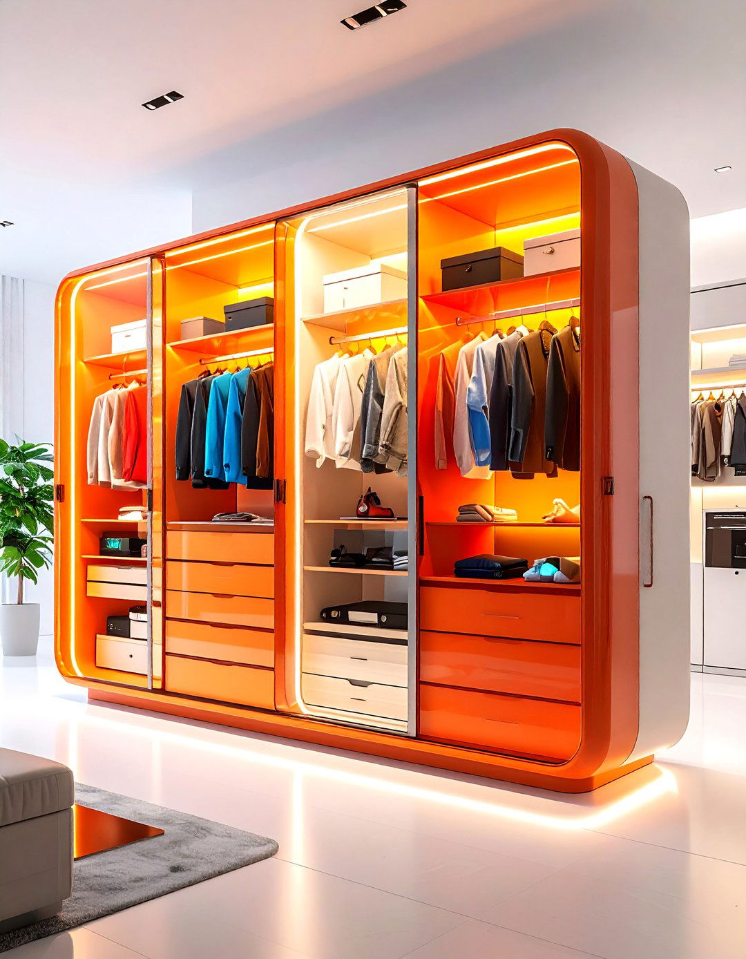 The Future Ready Upgradable Smart Closet - 30 ai closet organization ideas