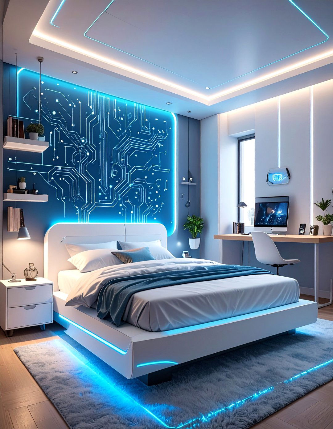 The Future Tech Innovator Bedroom - 30 awesome boy bedroom ideas