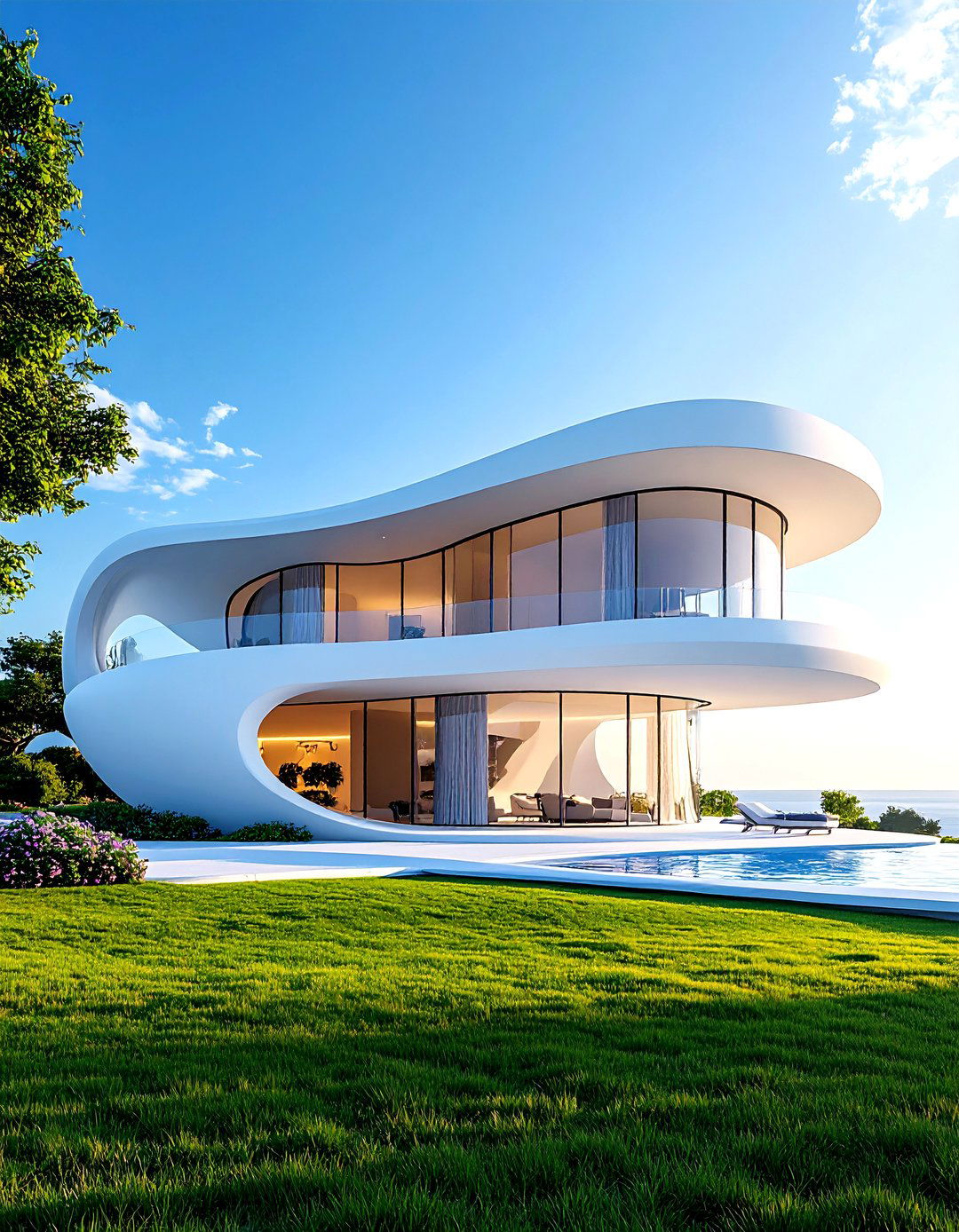 The Futuristic Biomorphic House Design - 30 3d house design ideas