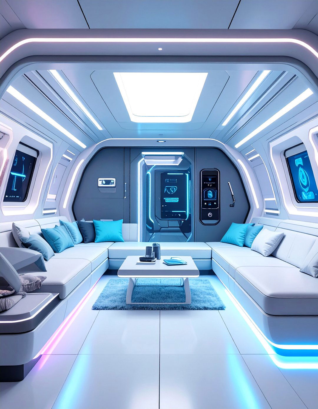 The Futuristic Cyberpunk Pod - 30 interior design game ideas