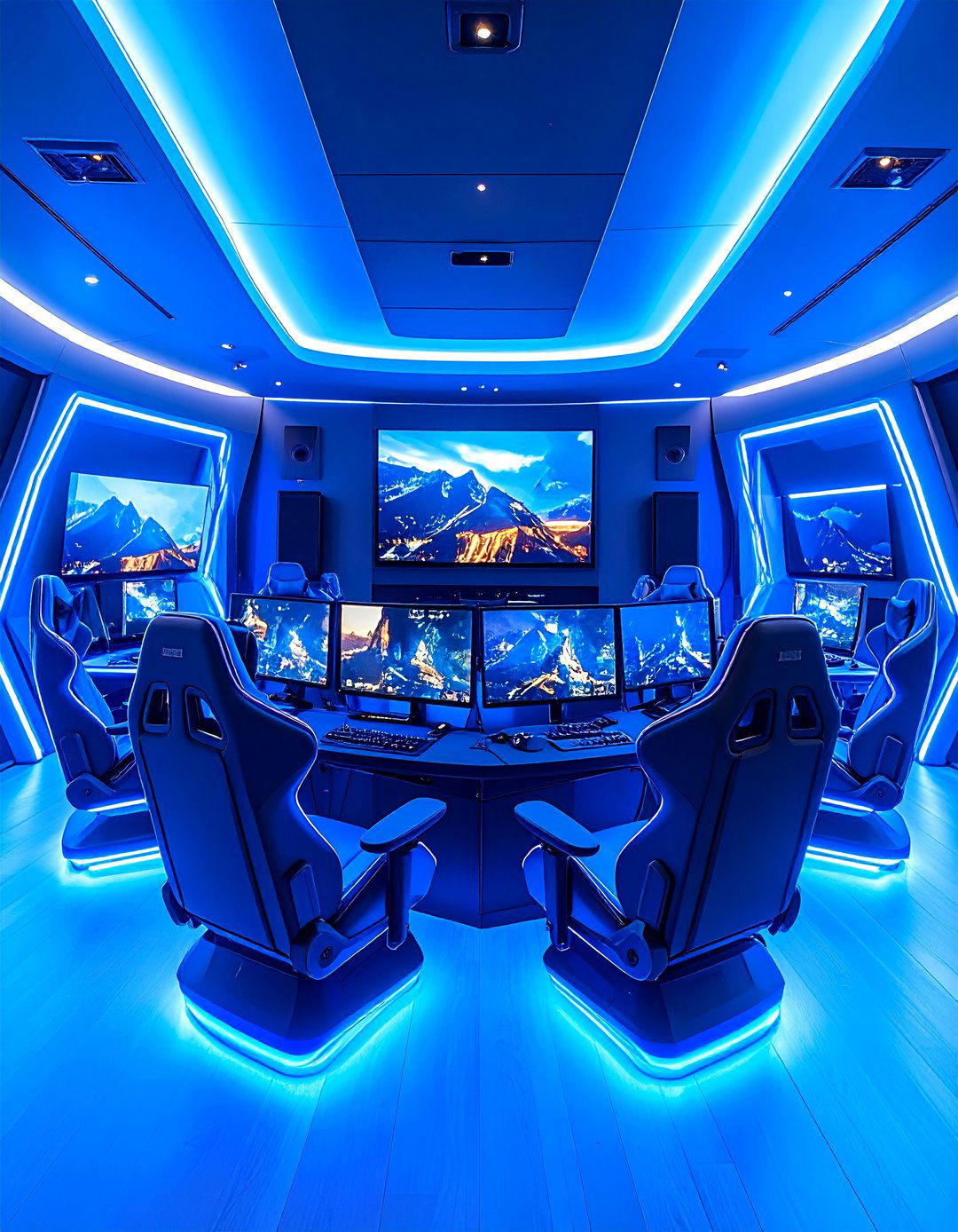 The Futuristic Gaming Pods - 30 home theater seating ideas