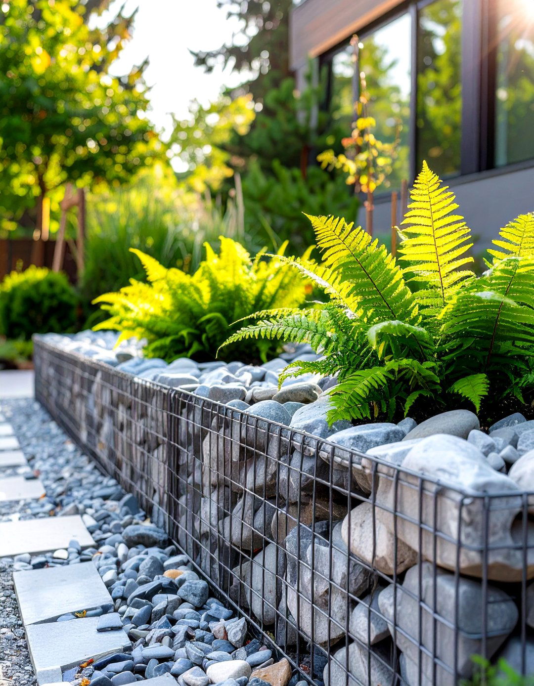 The Gabion Wall Raised Garden - 30 ai raised garden design ideas