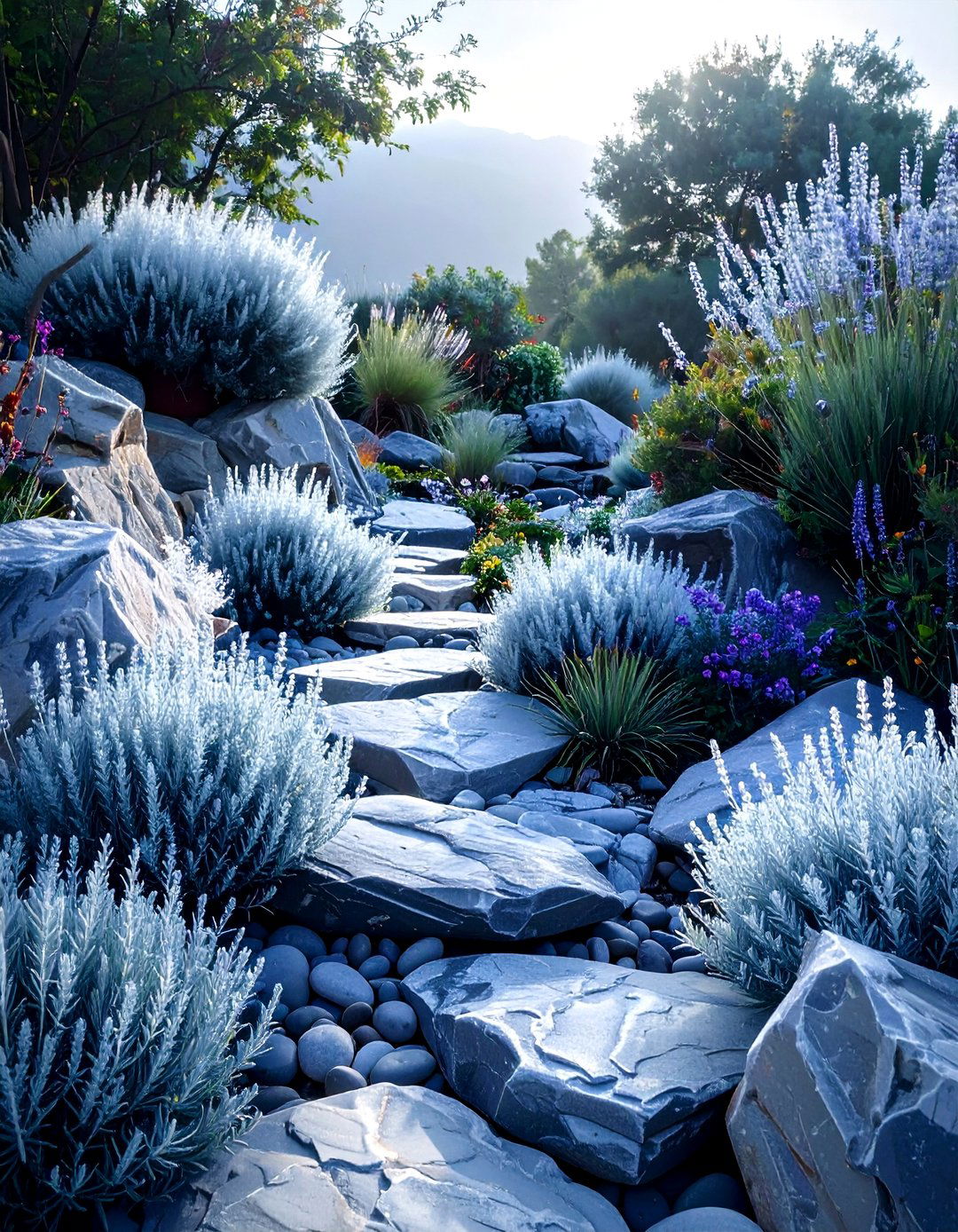 The Gabion Wall Rock Garden - 30 ai rock garden design ideas