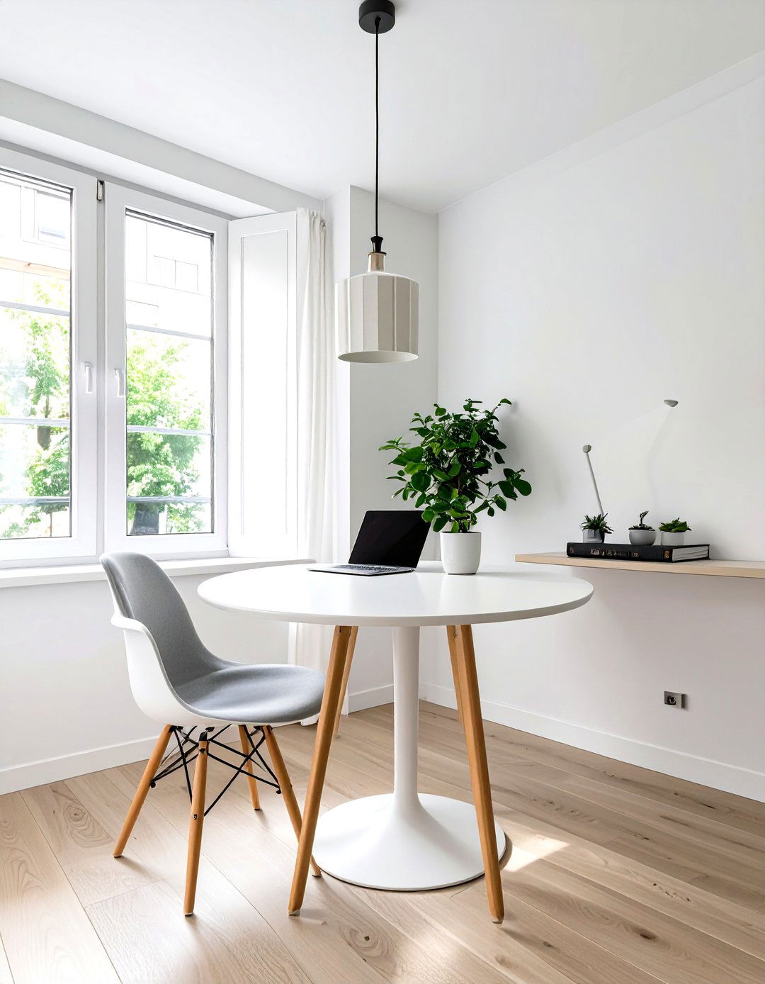 The Gallery Wall Small Office - 30 modern office design ideas for small spaces