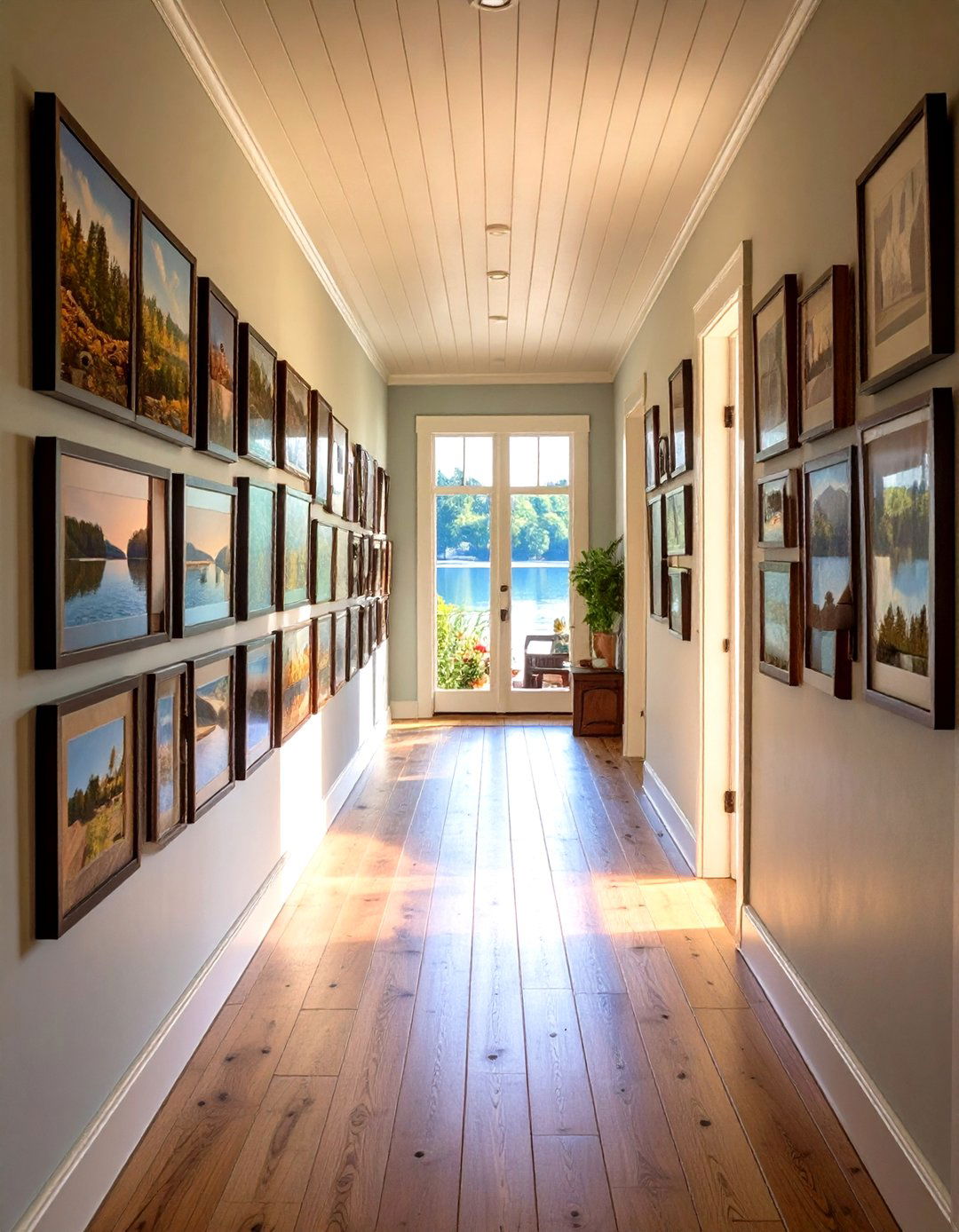 The Gallery Wall of Lake Memories - 30 lake house decor ideas