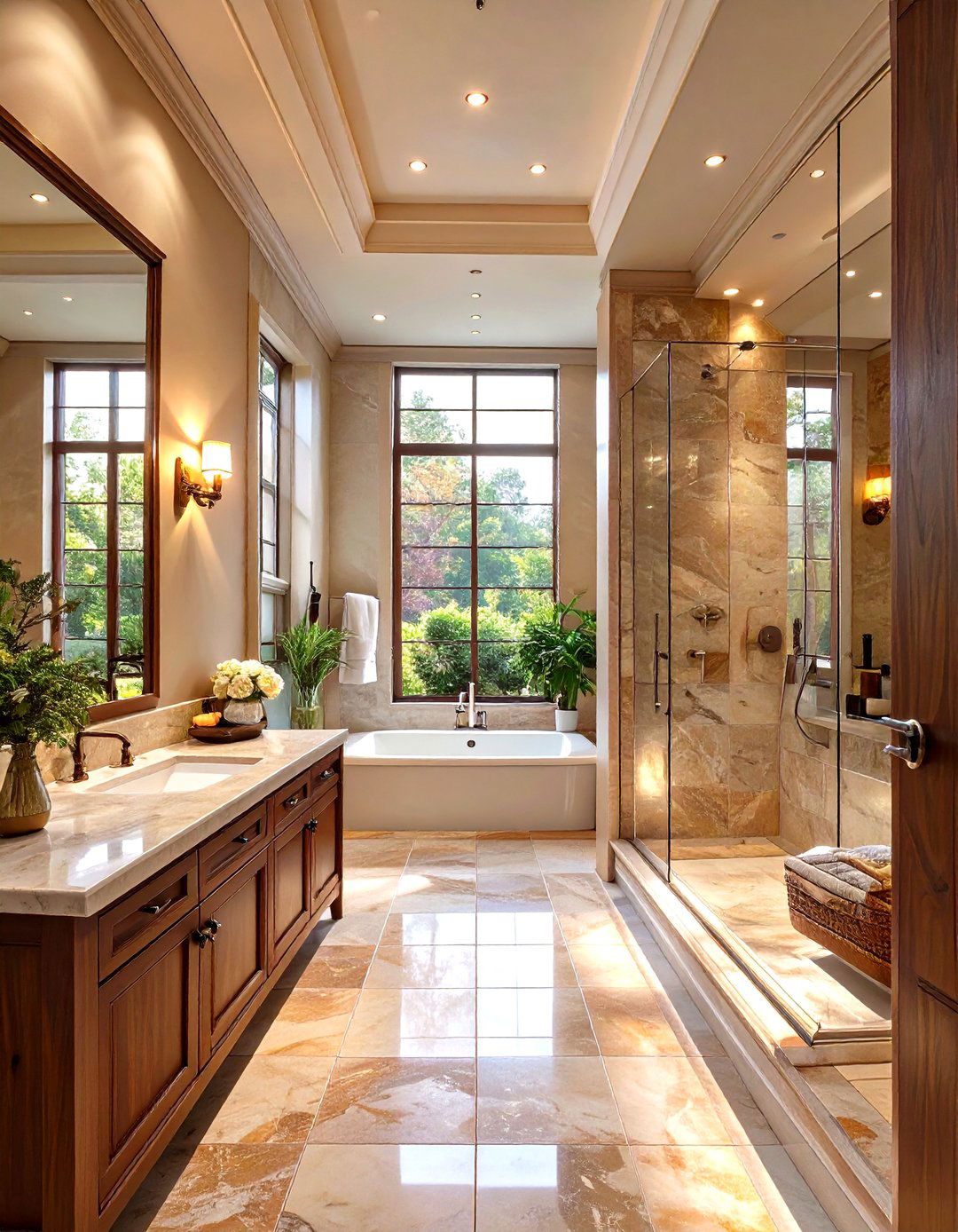 The Galley Style Bathroom Layout - 30 master bathroom layout ideas