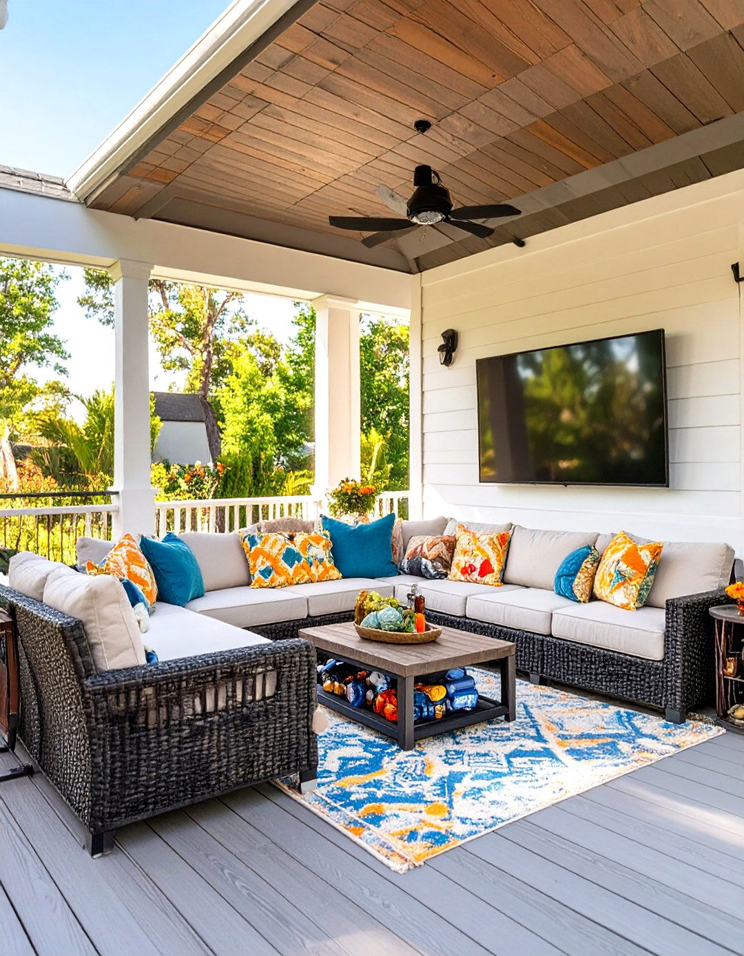 The Game Day Porch - 30 house front porch ideas