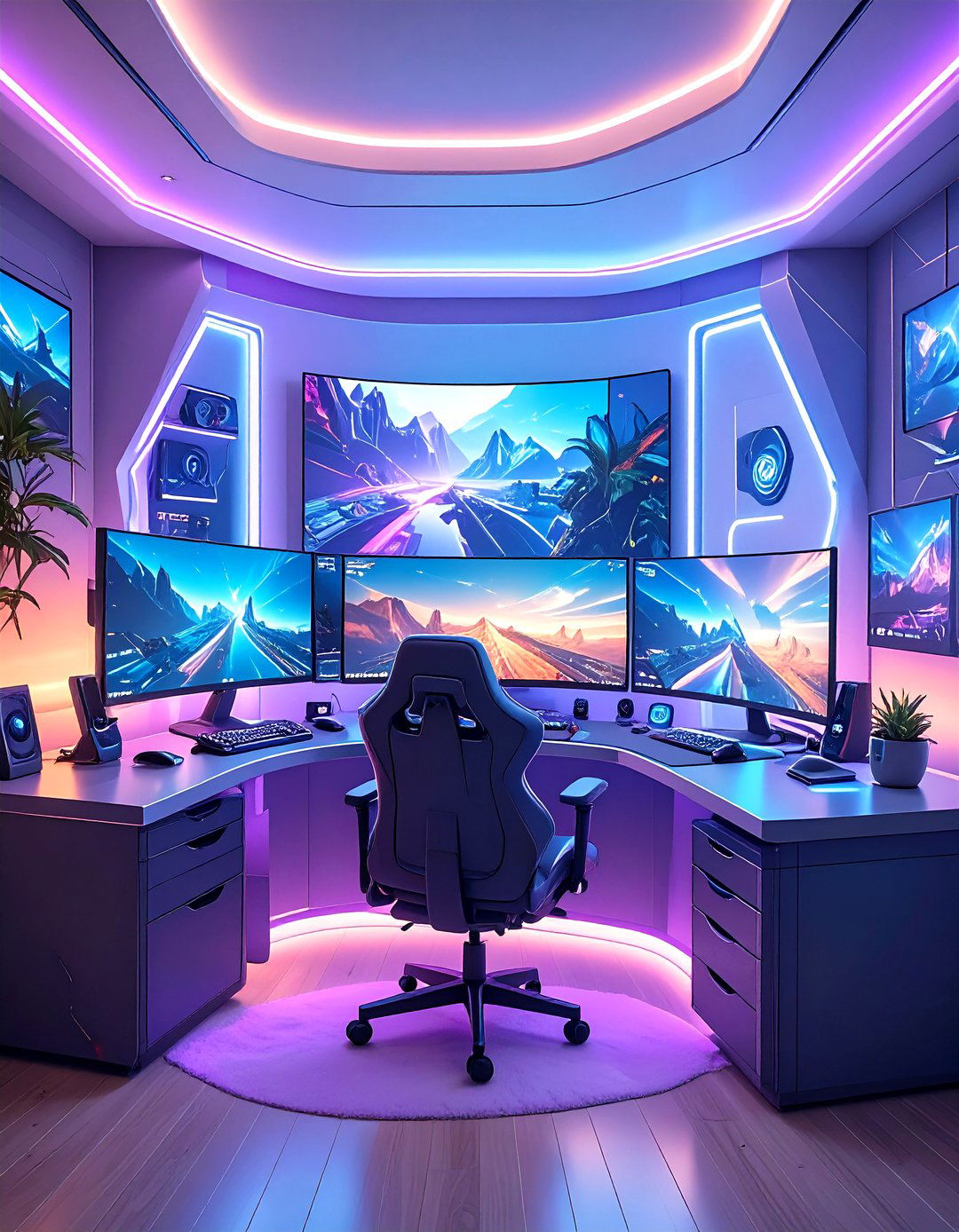 The Gamers Cockpit Man Cave - 30 man cave ideas small room