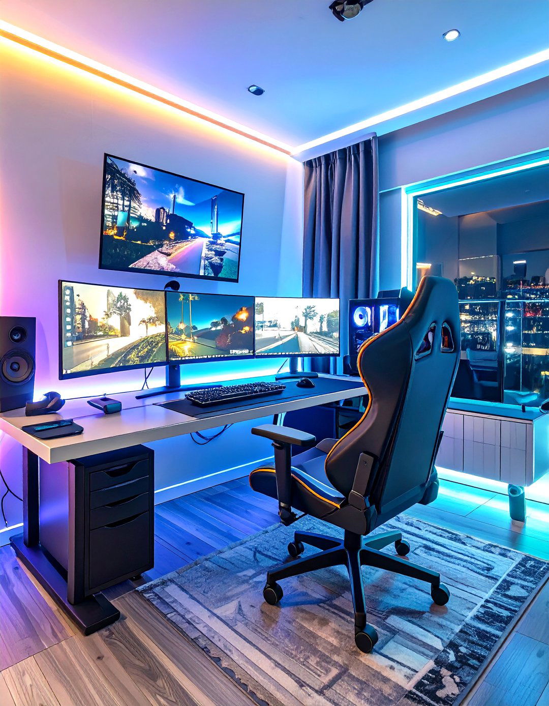 The Gamers Cockpit Man Cave - 30 cool man cave ideas