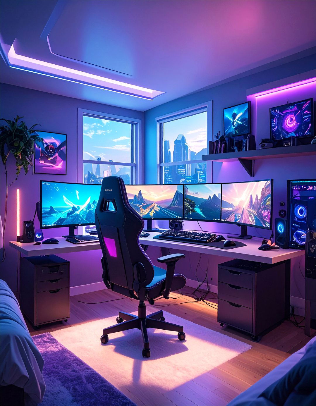 The Gamers Ultimate Bedroom - 30 male bedroom ideas