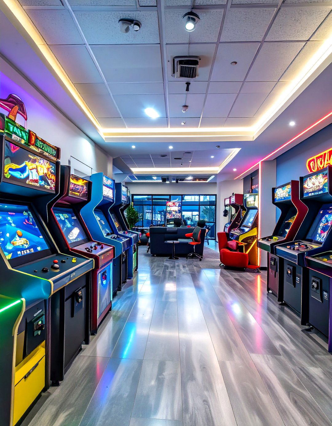 The Gaming Arcade Breakout Zone - 30 office ideas for work