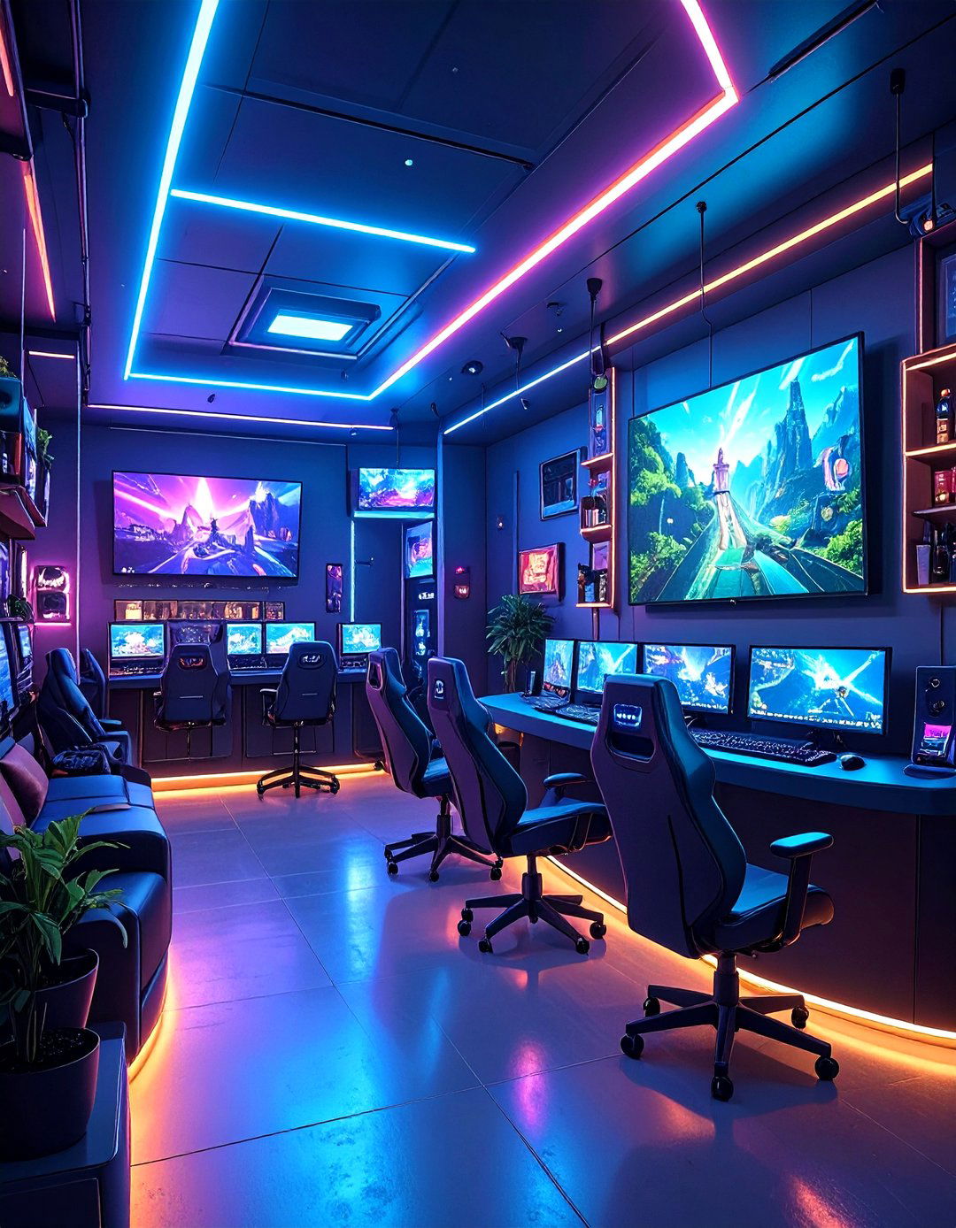 The Gaming Den Garage Bar - 30 man cave garage bar ideas