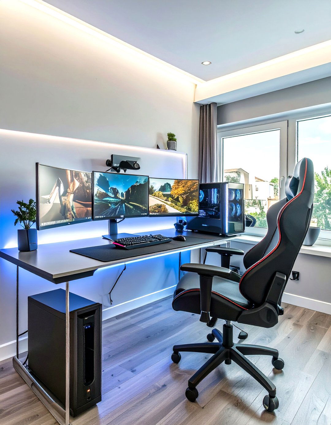 The Gaming and Work Hybrid Station - 30 home office ideas for him