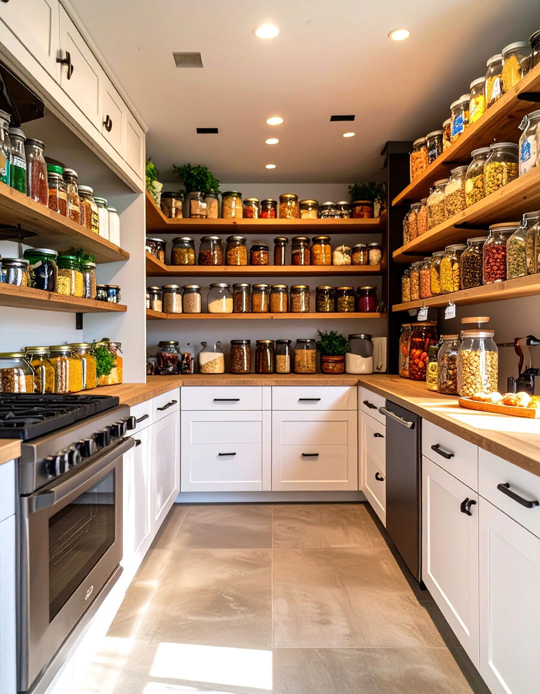 The Garage Kitchen with a Walk In Pantry - 30 garage kitchen ideas