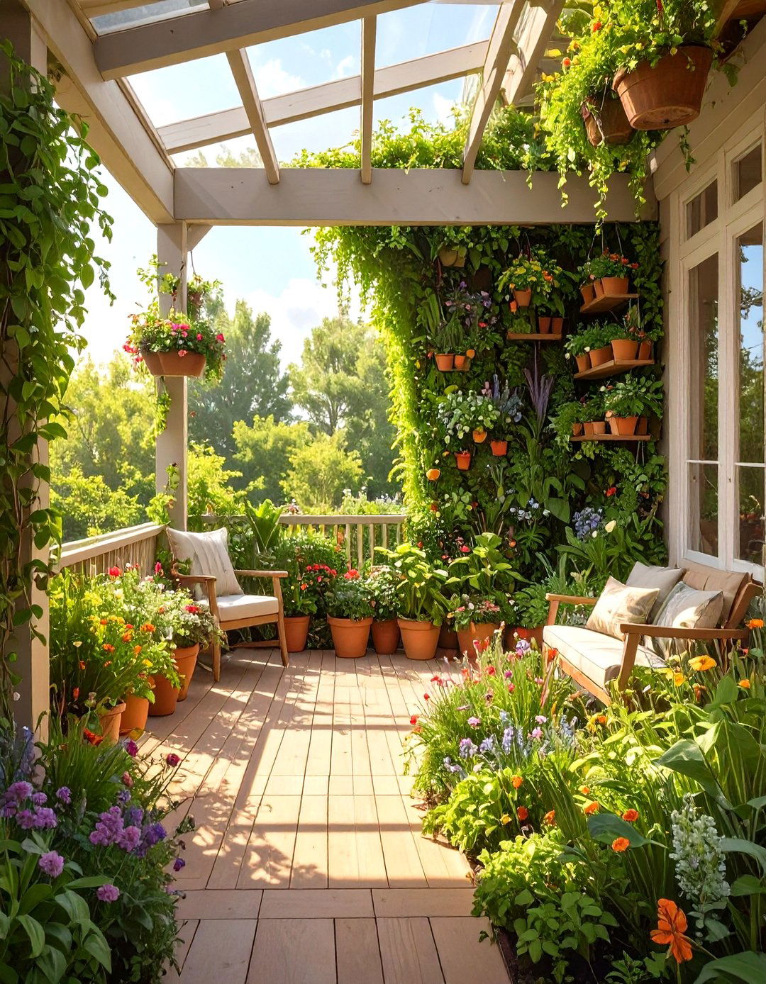 The Garden Centric Porch - 30 modern screened in porch ideas
