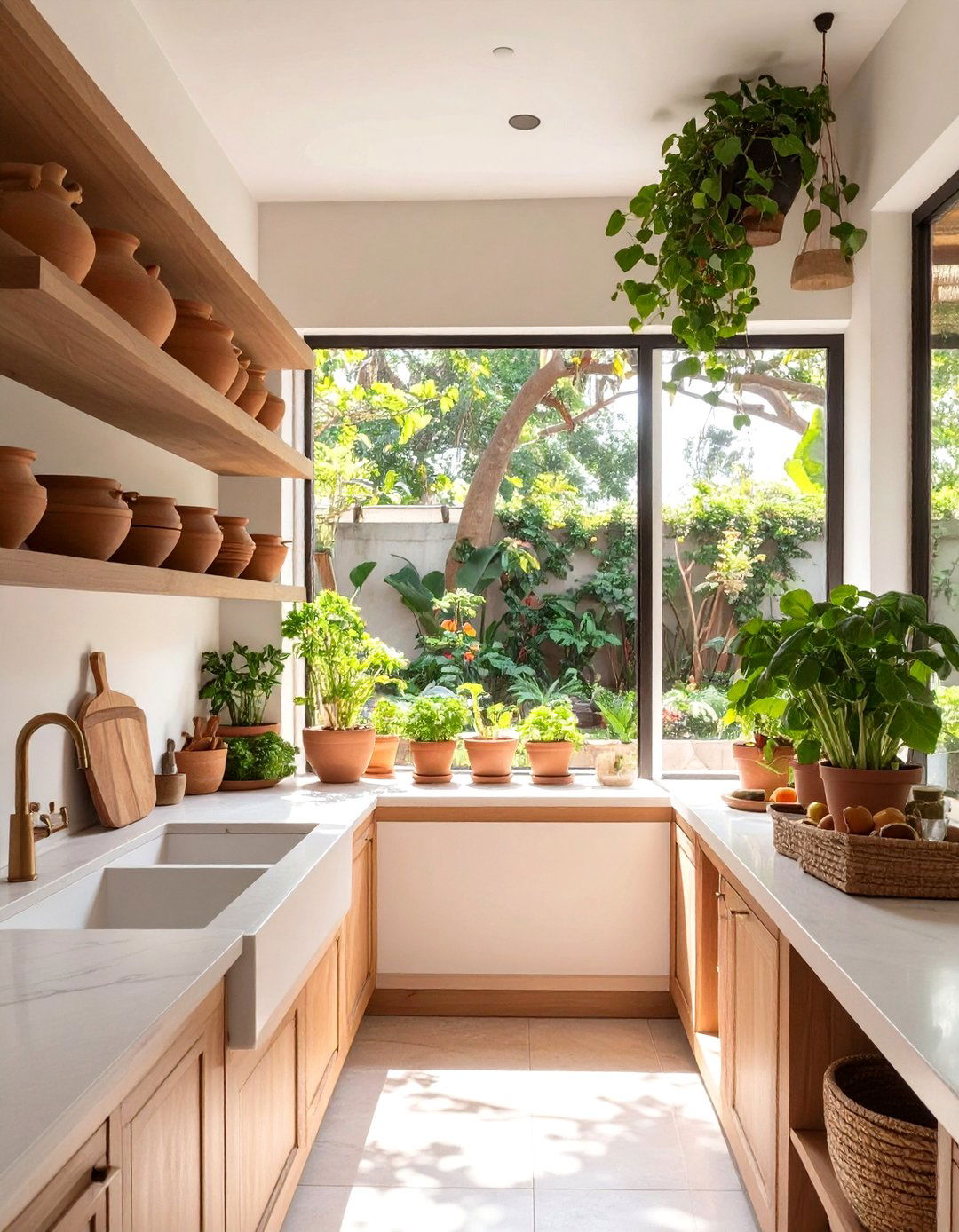 The Garden Focused Butlers Pantry - 30 butlers pantry ideas