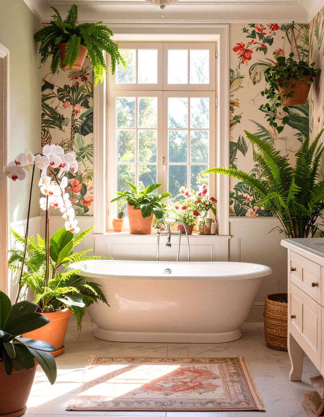 The Garden Inspired Bathroom - 30 classic bathroom design ideas