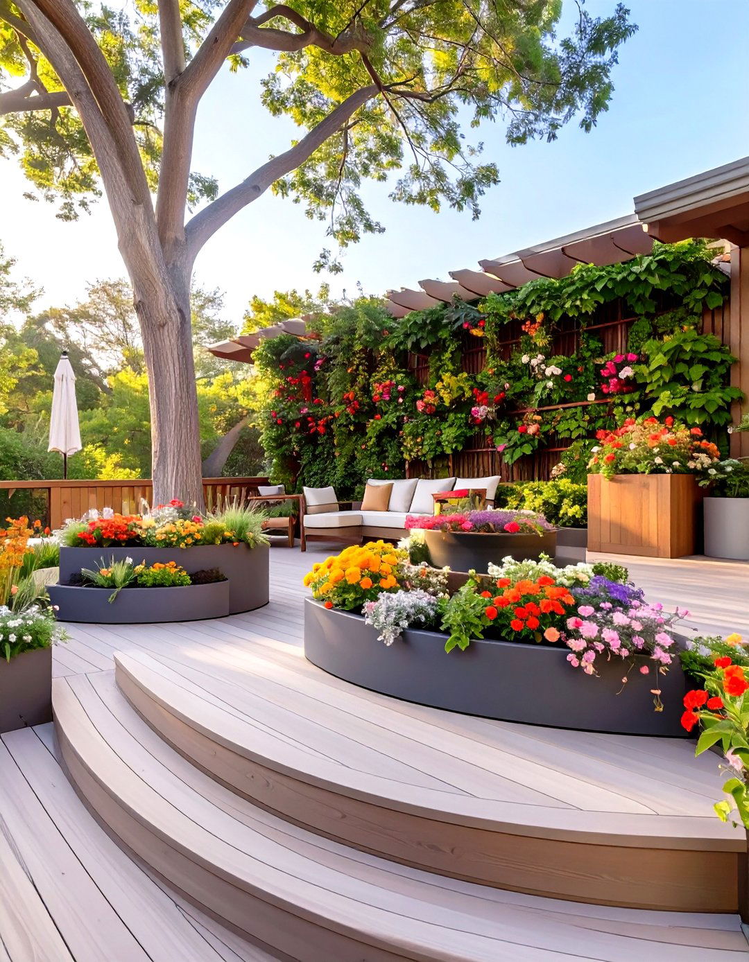 The Garden Oasis Deck - 30 custom deck designs