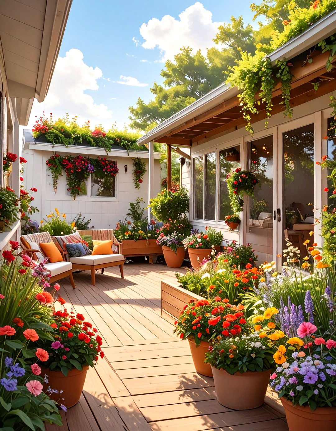30 Modern Mobile Home Deck Ideas for Outdoor Living - We Love Home Blog