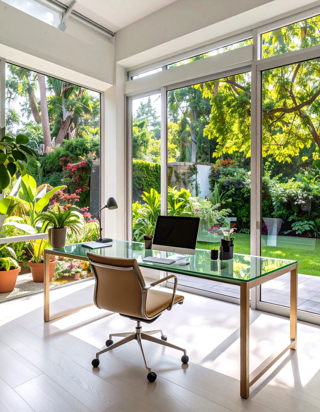 The Garden View Home Office - 30 home office furniture ideas
