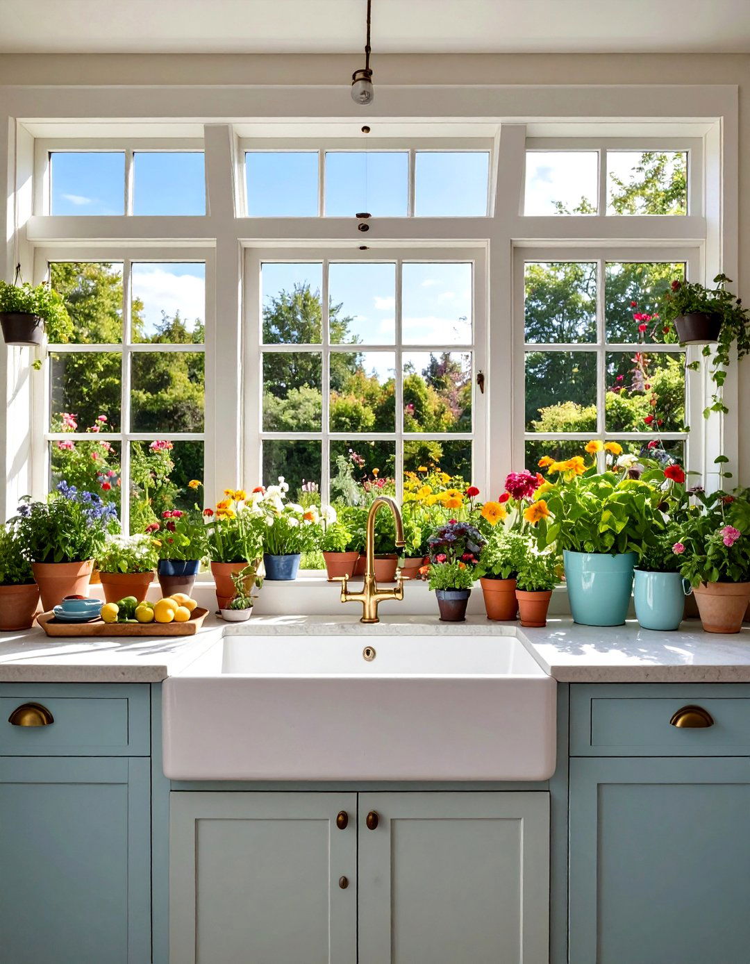 The Garden Window Greenhouse Kitchen - 30 kitchen window ideas over sink