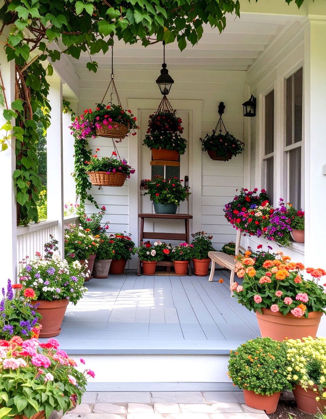The Gardeners Paradise Porch - 30 country farmhouse porch ideas