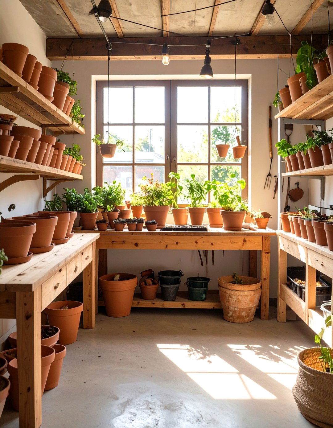 The Gardeners Potting Garage Shop - 30 garage shop ideas