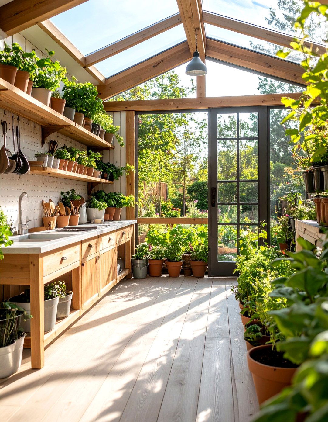 The Gardeners Potting Shed Garage - 30 2 car garage ideas