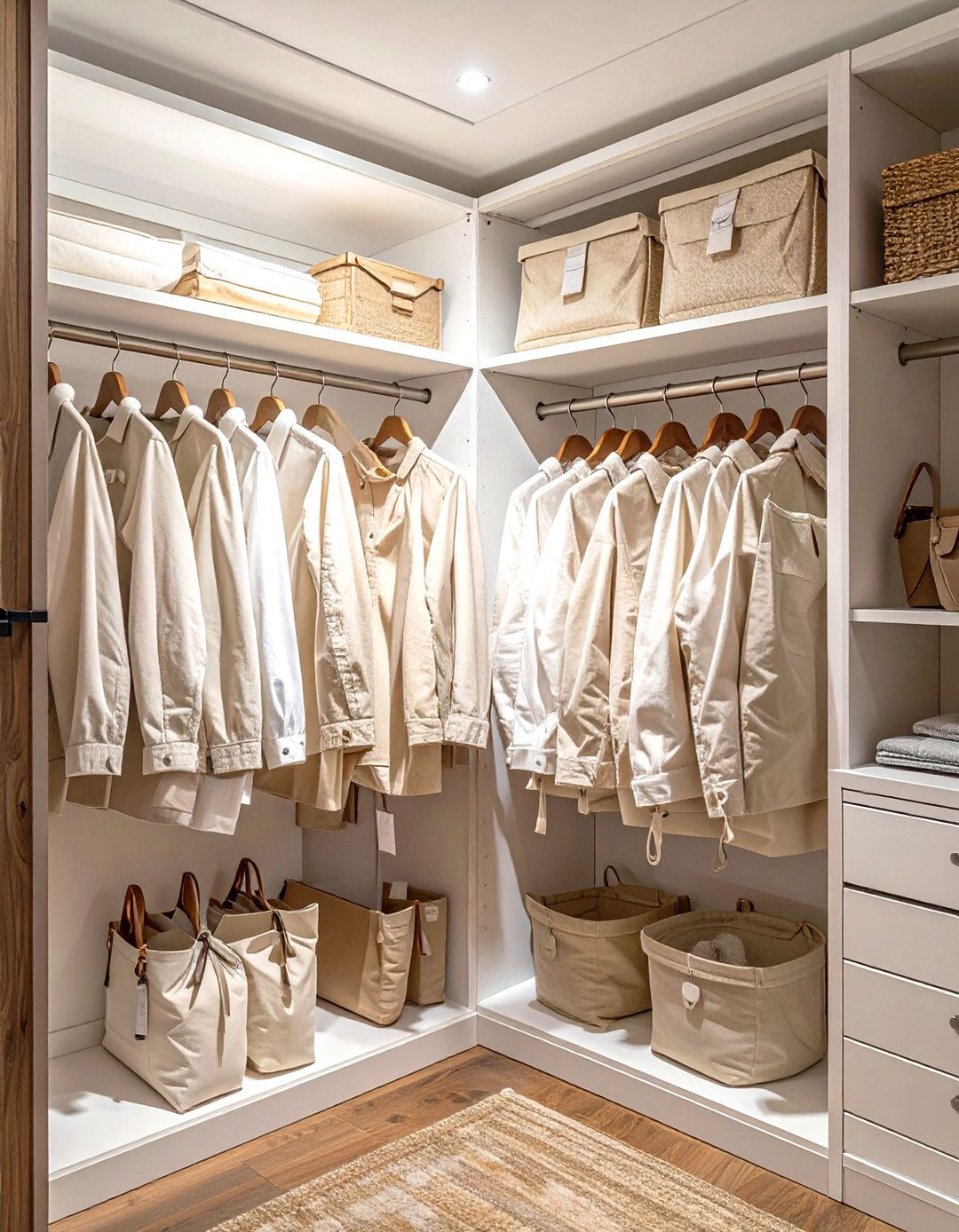 The Garment Bag System Closet - 30 narrow closet ideas