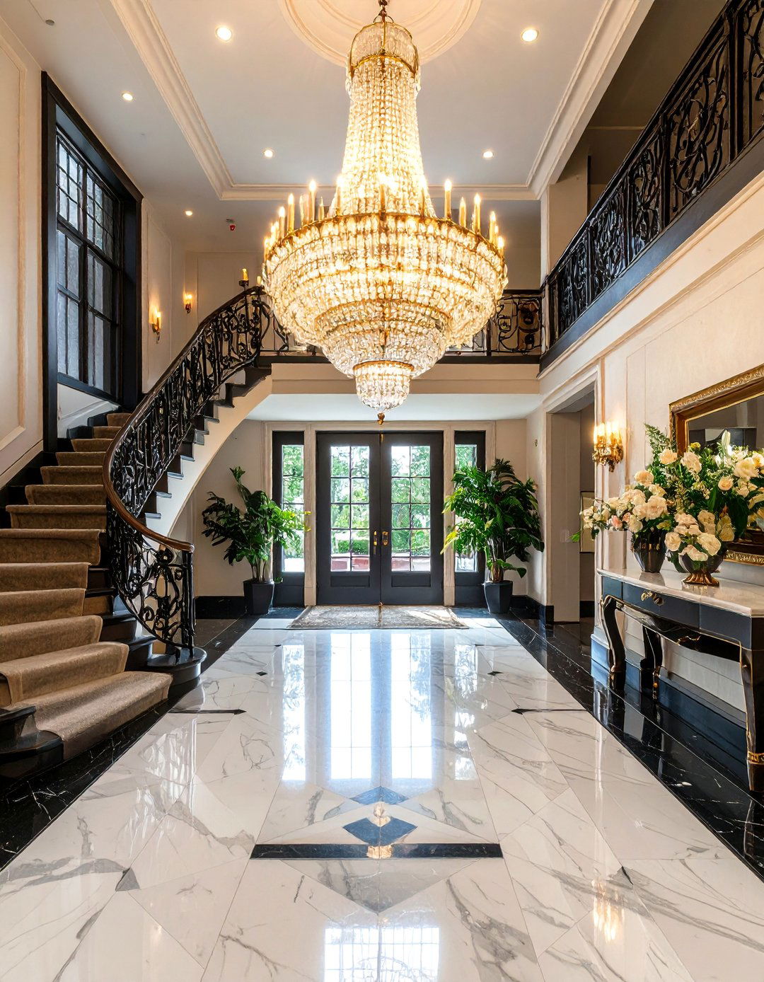 The Gatsby esque Grand Foyer - 30 1920s interior design ideas