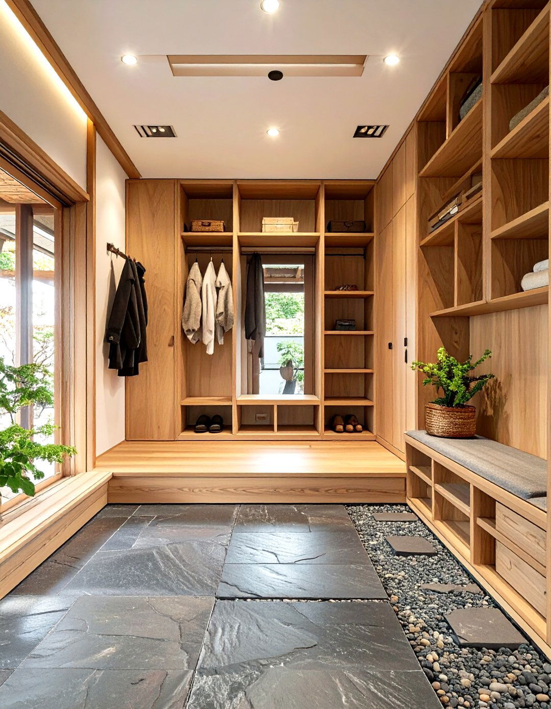 The Genkan Entryway with Integrated Storage - 30 japanese house design ideas