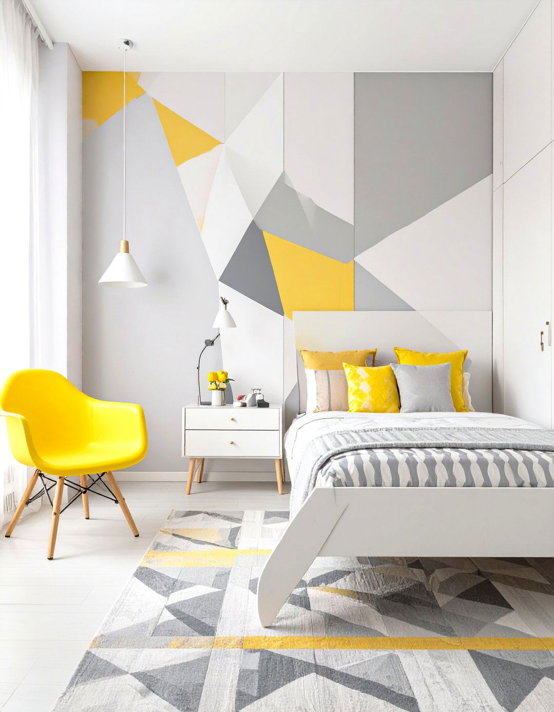 The Geometric Modernist Room - 30 girl room decor ideas