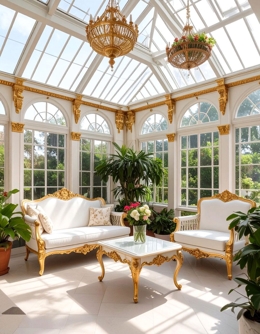 The Gilded Aviary Sunroom - 30 baroque interior design ideas