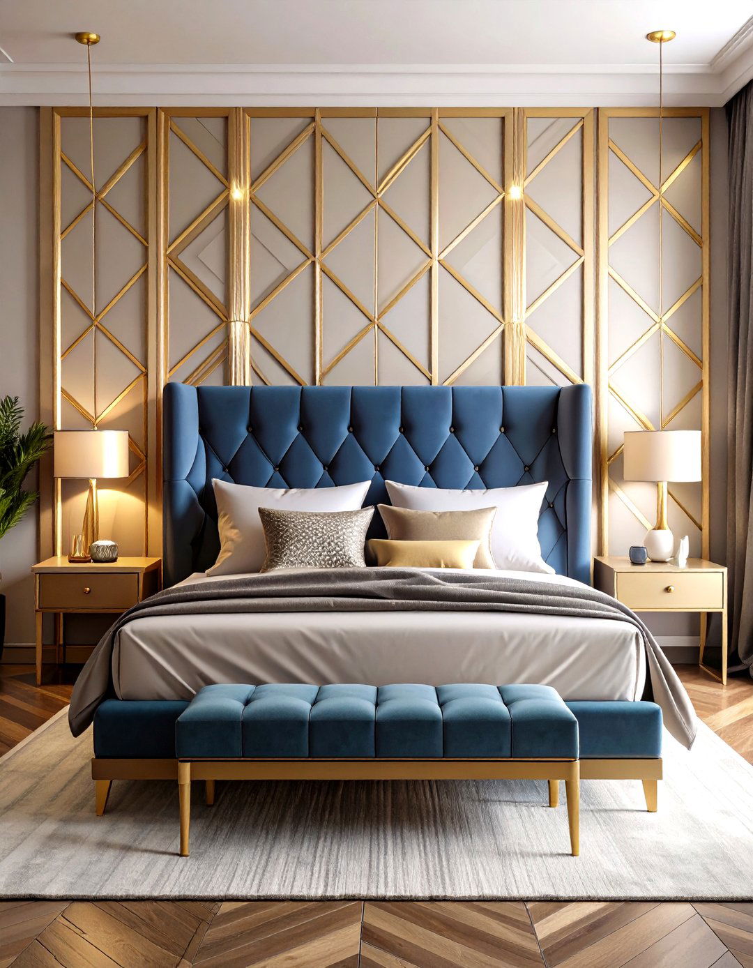 The Glam Art Deco Bedroom - 30 ikea bedroom ideas